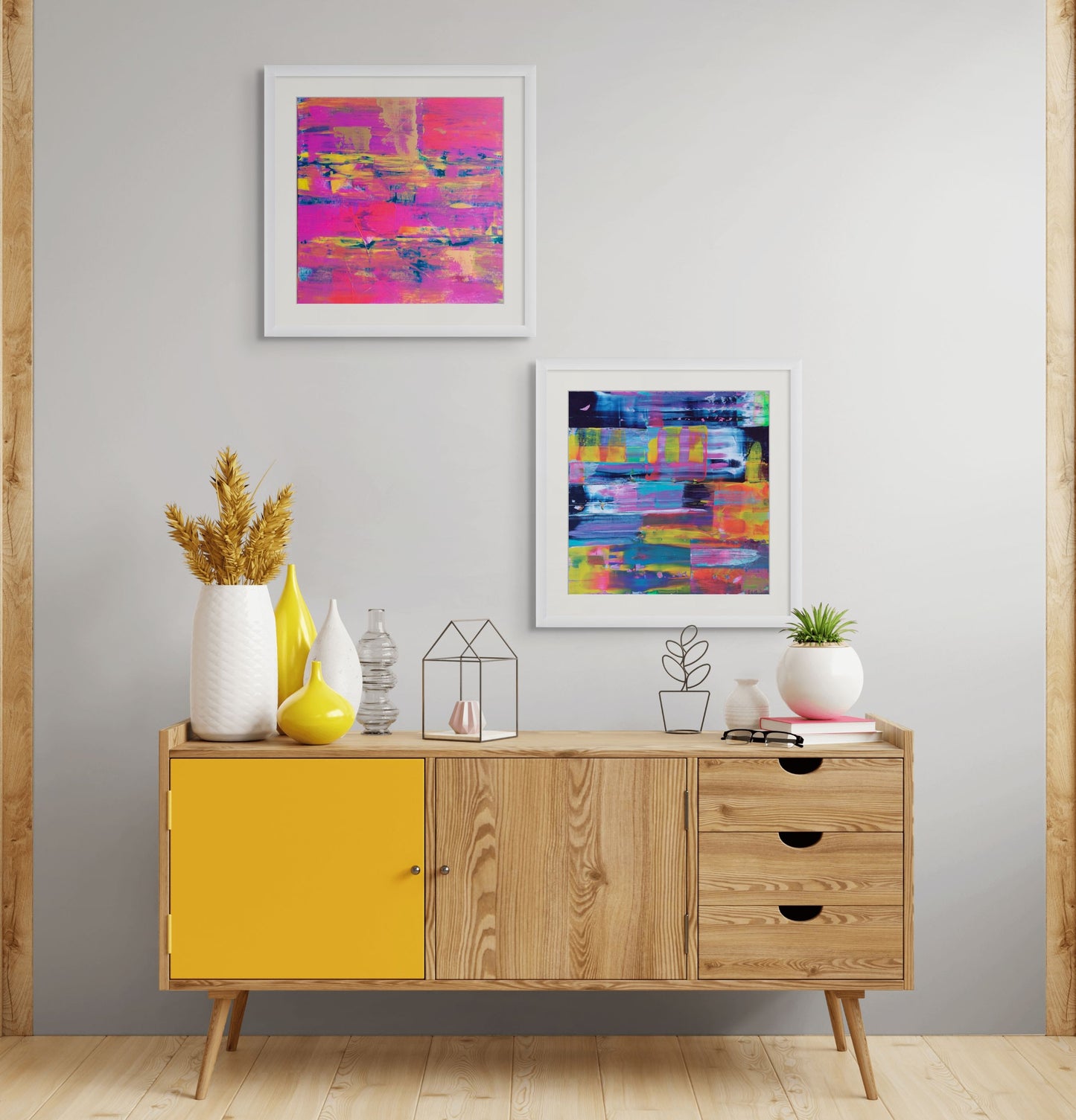 Gallery Wall - Midnight and Denim, Fine Art Prints