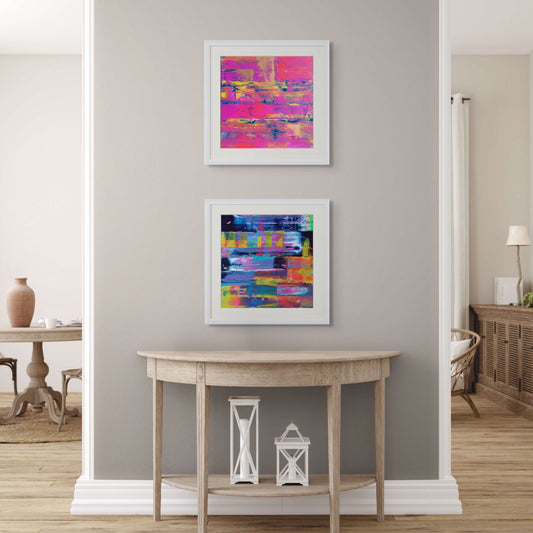 Gallery Wall - Midnight and Denim, Fine Art Prints