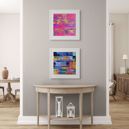 Gallery Wall - Midnight and Denim, Fine Art Prints