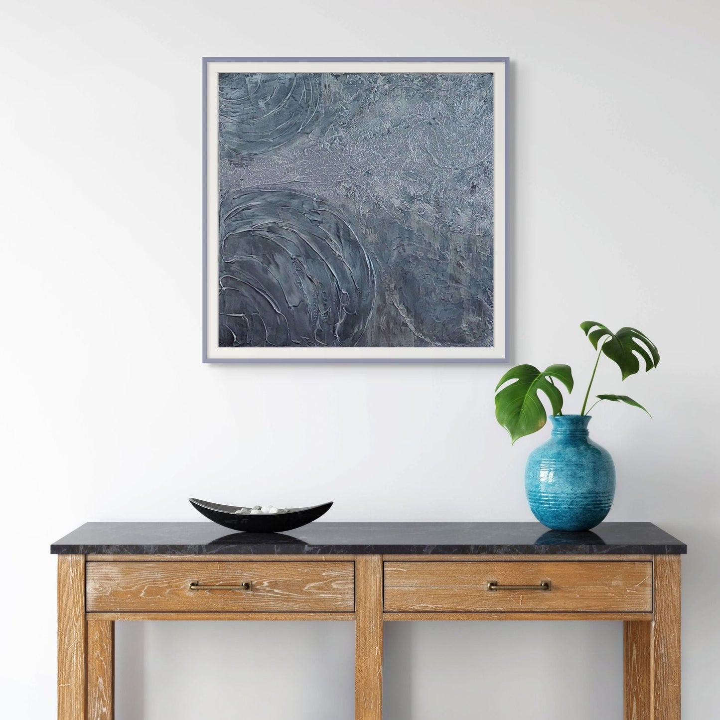 Limited edition fine art print titled Shades of, gray and black textured art