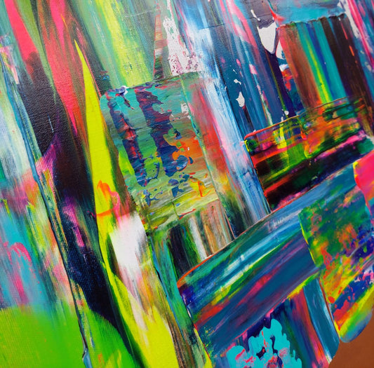 Tao Original Canvas Painting by Julie Bevan