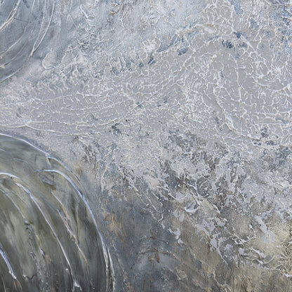 Limited edition fine art print titled Shades of, gray and black textured art