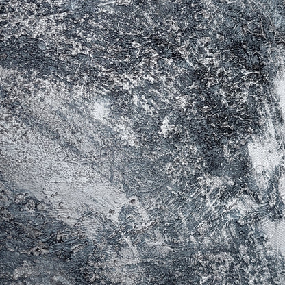 limited edition fine art print. Grey, silver and black abstract seascape