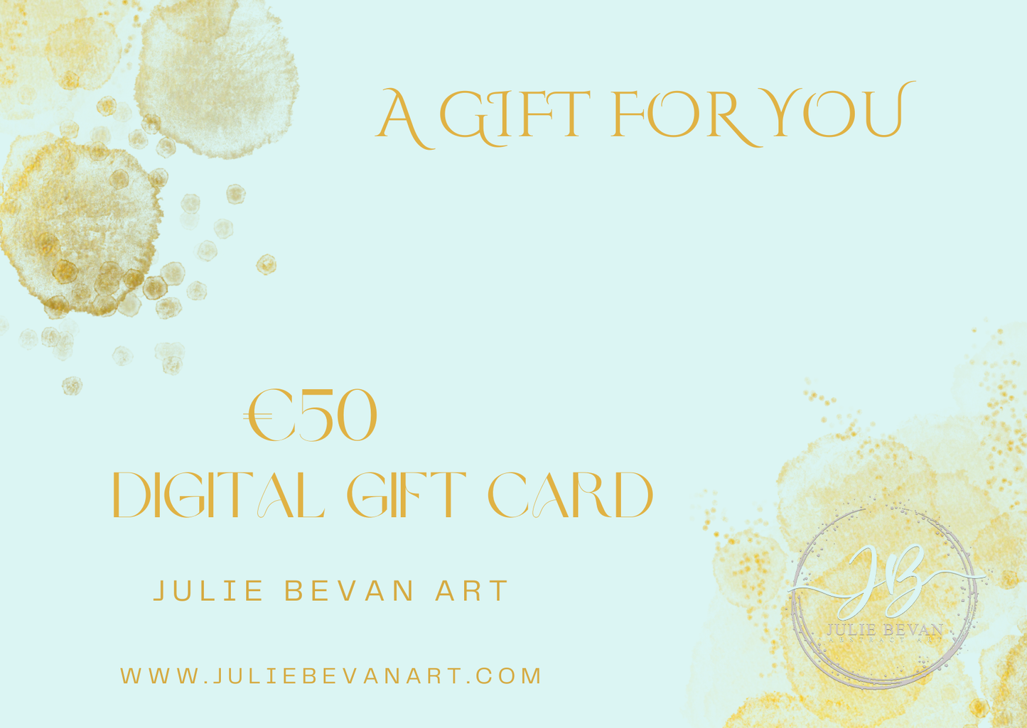 Julie Bevan Art Digital Gift Card
