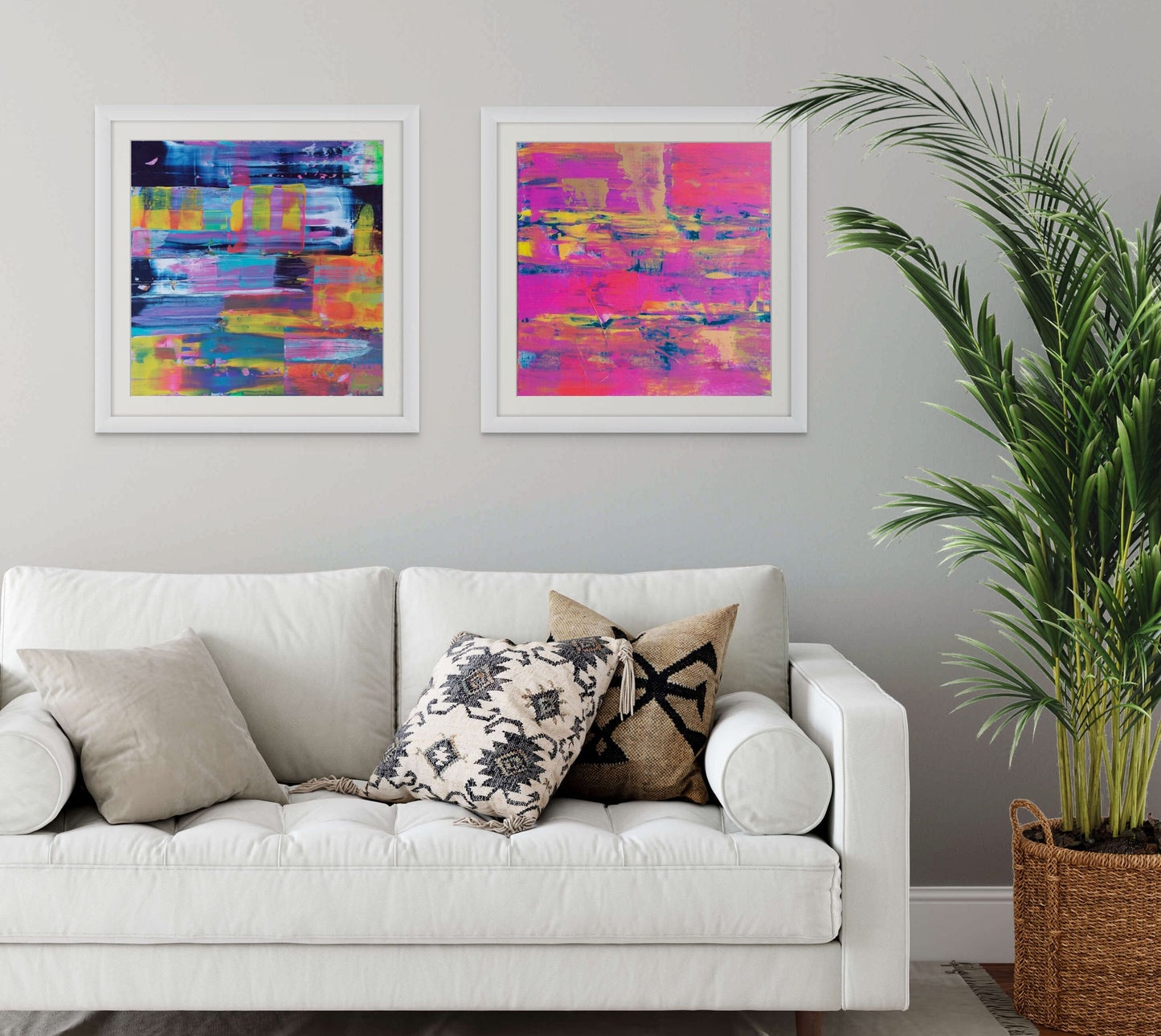 Gallery Wall - Midnight and Denim, Fine Art Prints