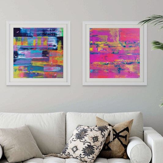 Gallery Wall - Midnight and Denim, Fine Art Prints