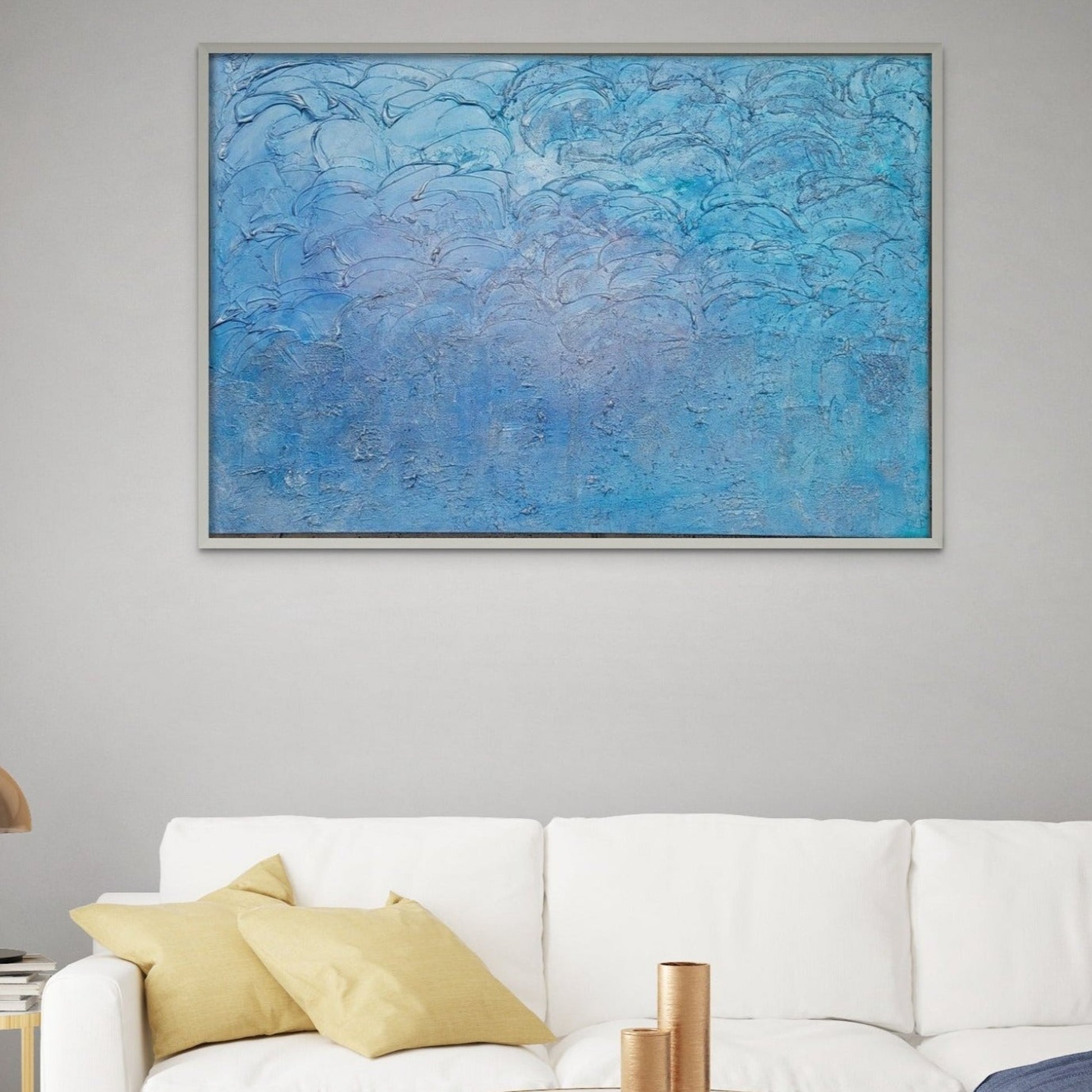 Luna, Original Textured Canvas Painting