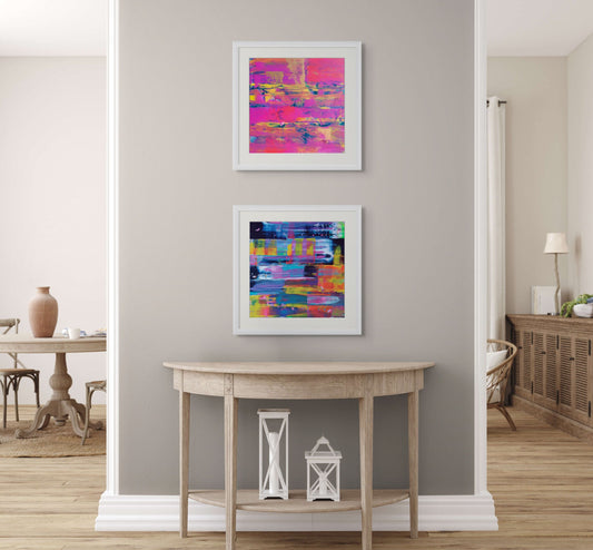 Gallery Wall - Midnight and Denim, Fine Art Prints