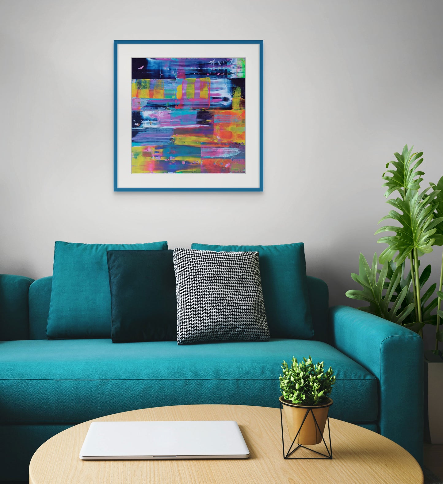 Multi colour Art print Midnight, Limited Edition Fine Art Print