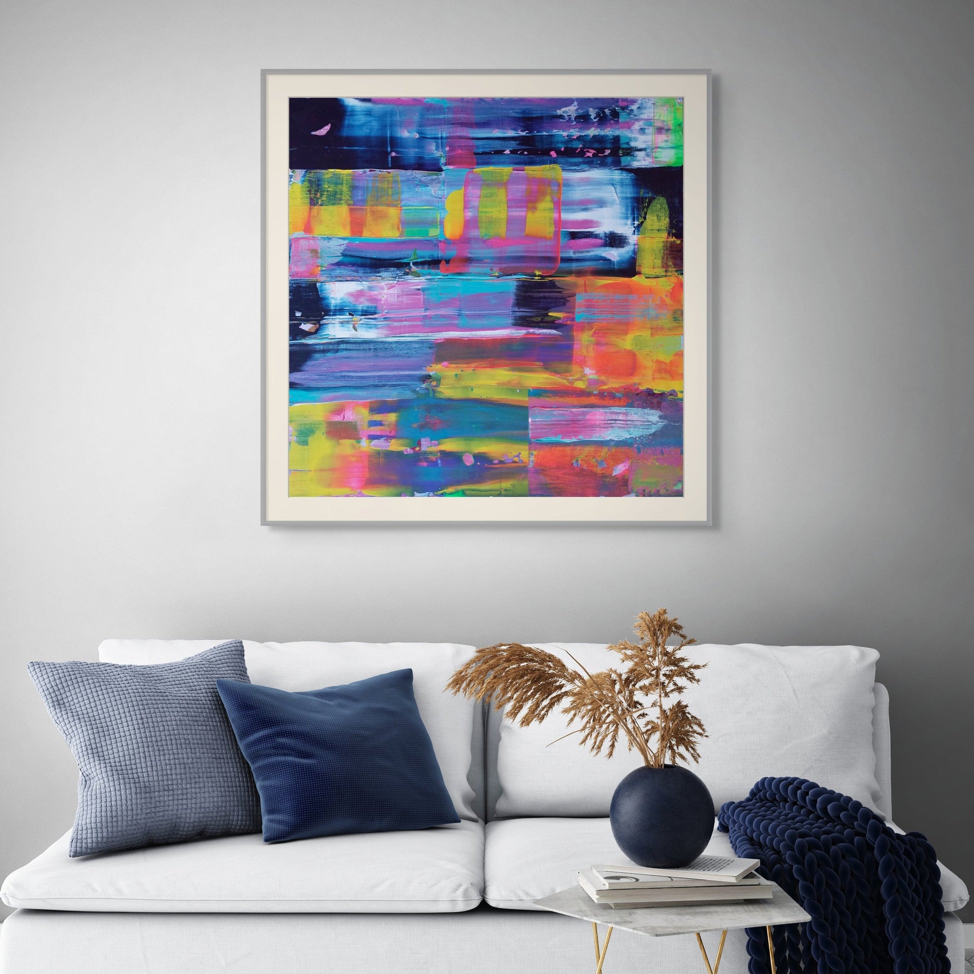 Multi colour Art print Midnight, Limited Edition Fine Art Print