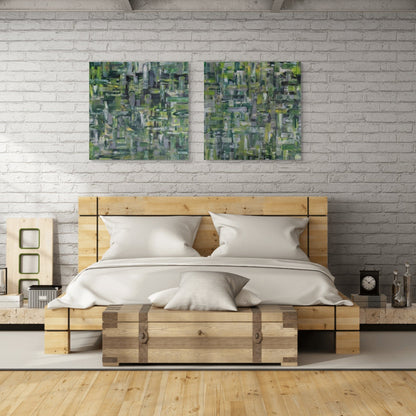 Olivier, Dyptich Original Canvas Paintings