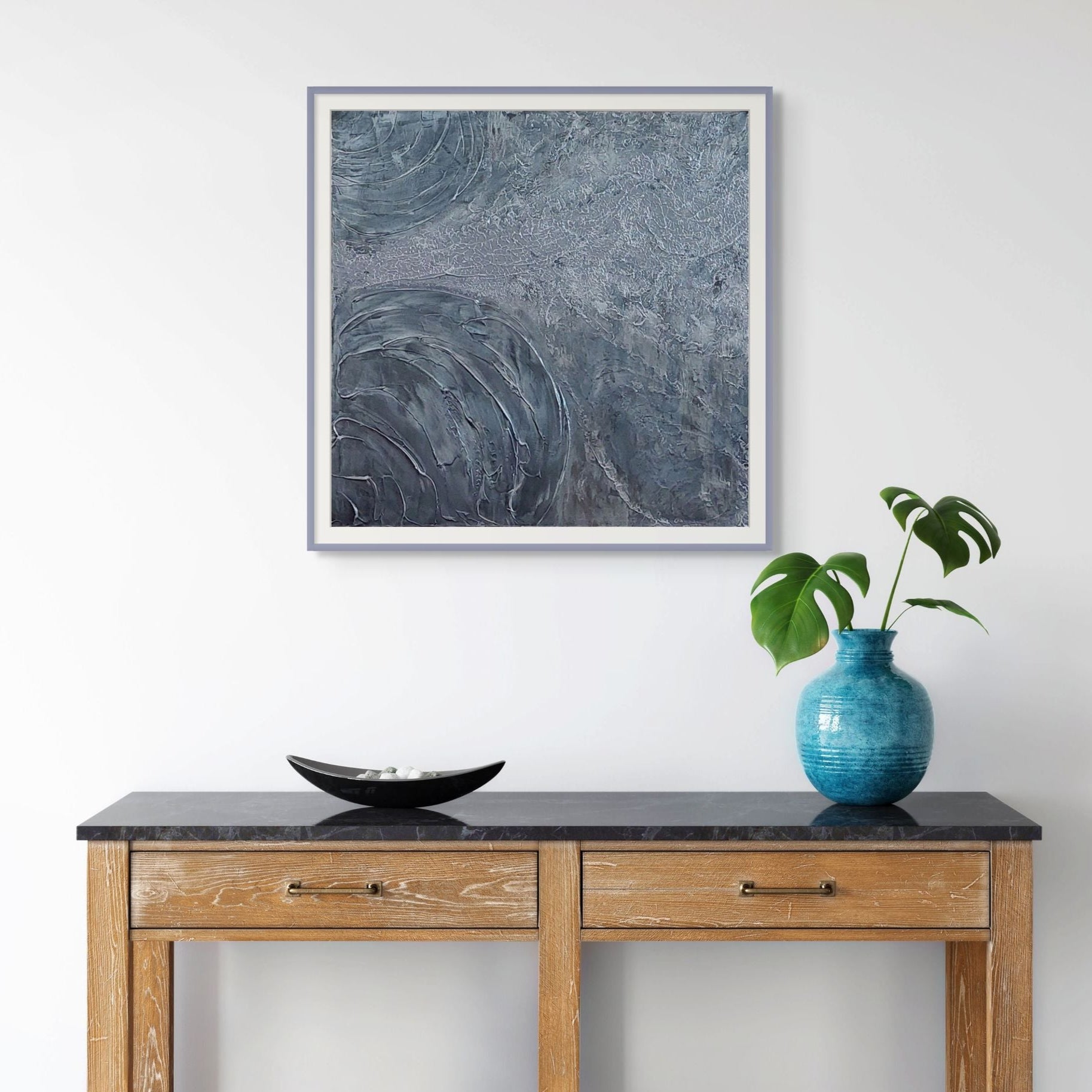 Limited edition fine art print titled Shades of, gray and black textured art
