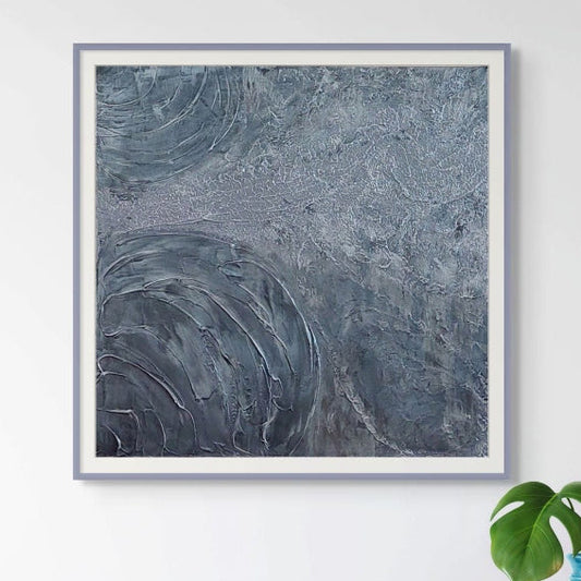Limited edition fine art print titled Shades of, gray and black textured art