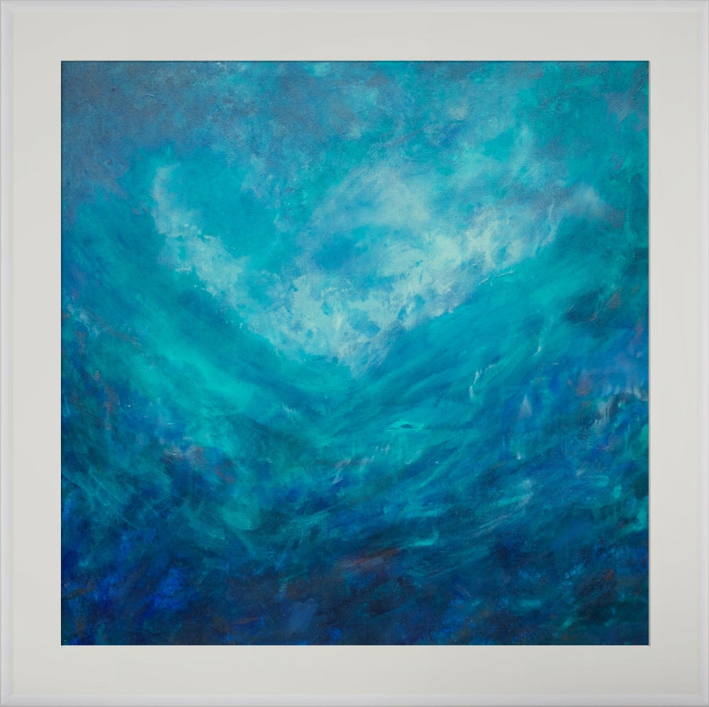 Swiss Blue Surf, Limited Edition Print