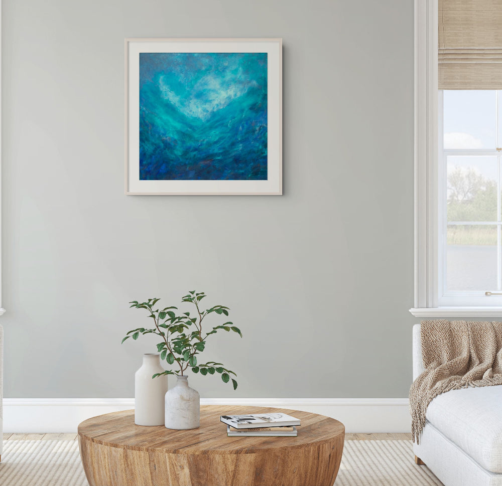 Swiss Blue Surf, Limited Edition Print