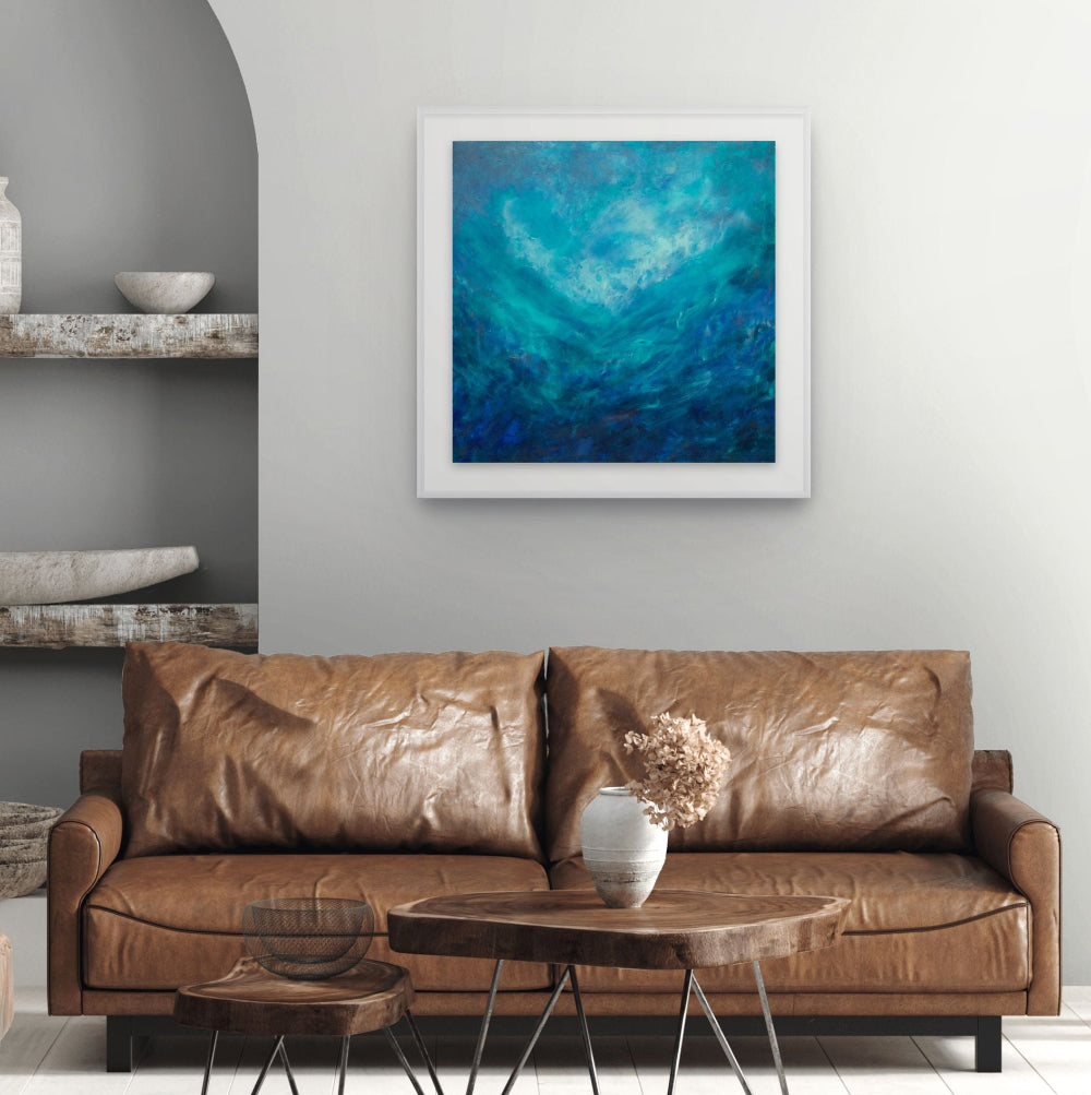 Swiss Blue Surf, Limited Edition Print