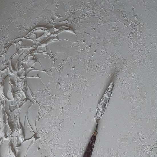 Video of Close up detail of texture on painting